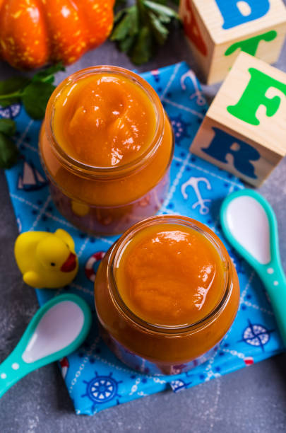 istock Homemade baby food 663932612