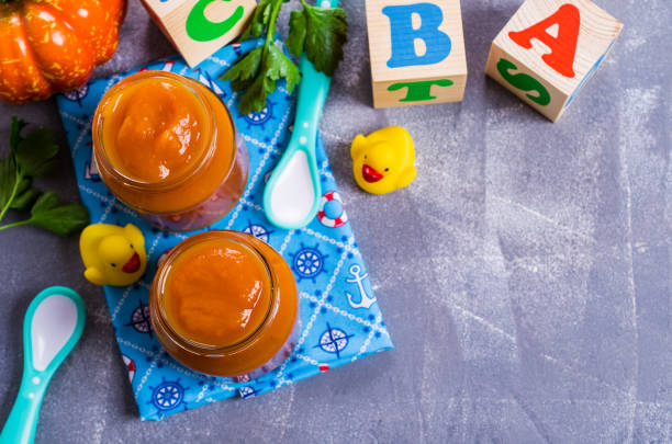 istock Homemade baby food 663932668