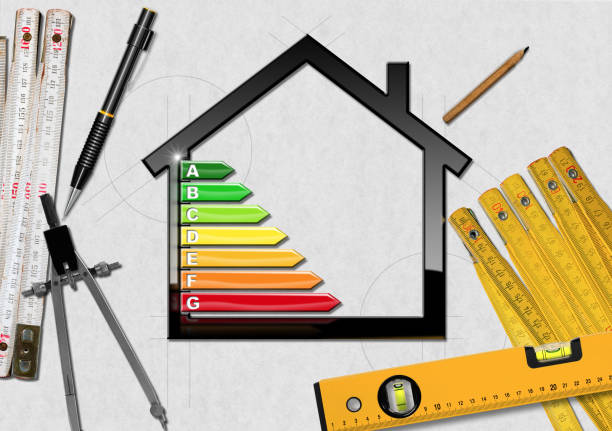 istock Energy Efficiency - Project of Ecological House 663937008