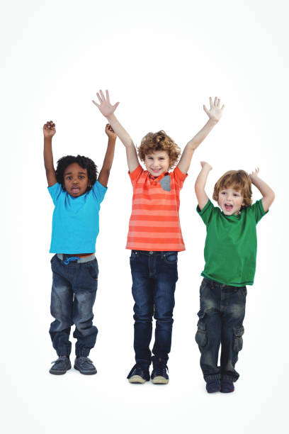 istock A row of children standing together 663955132