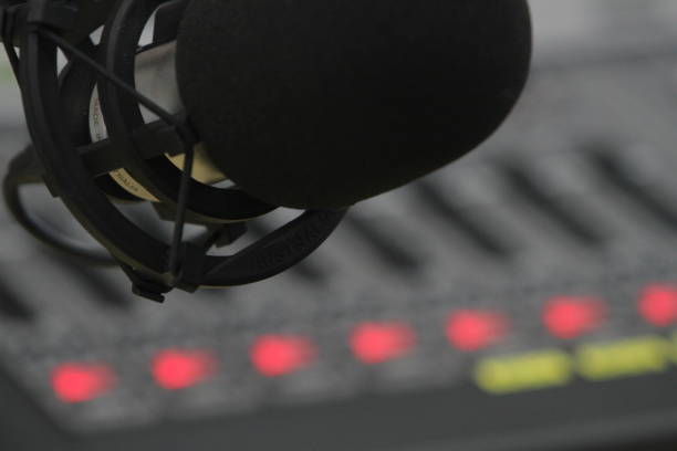 istock Live broadcasting on radio stations. 663958246