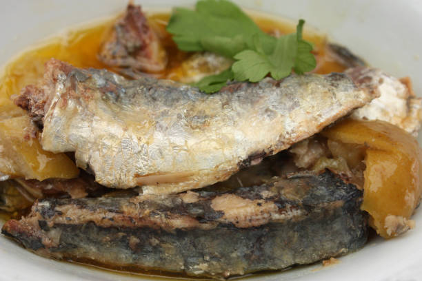 istock Canned sardines - Candied lemon 663960308