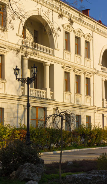 istock Old european building at spring day 663968478