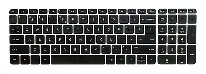 Notebook computer keyboard