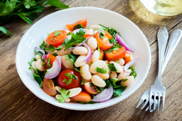 istock Fresh Cannellini Bean Salad 663978258