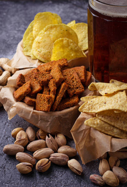 istock Various kind of snack to beer 663981946