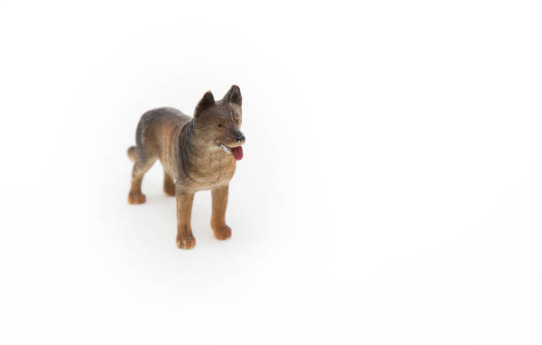 istock Plastic Toy Dog isolated 663984568