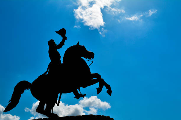 istock Silhouette of Andrew Jackson Statue 663984834