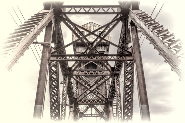 istock Vintage Railroad Katy Bridge  at Boonville 663988002