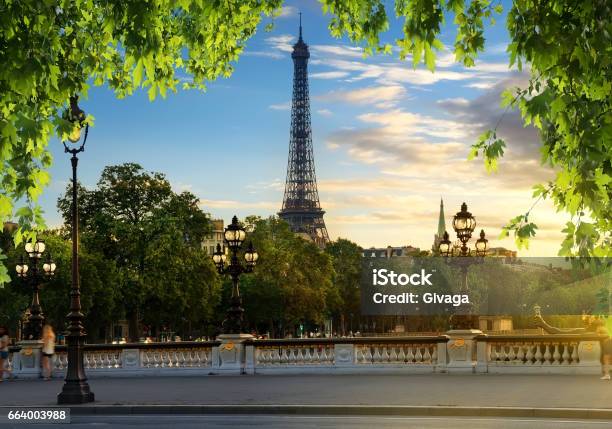 View From Pont Alexandre Iii Stock Photo - Download Image Now - Paris - France, Tree, France