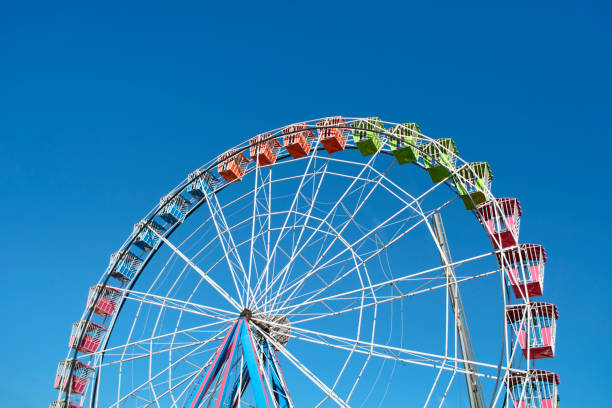 istock Colorful Amusement Park Big Wheel 664004046