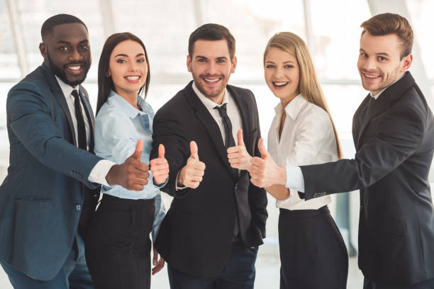 istock Beautiful business team 664007070