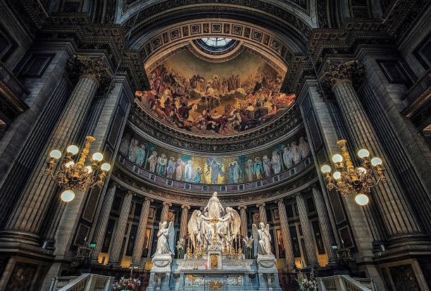 Altar of the Madelaine church in Paris