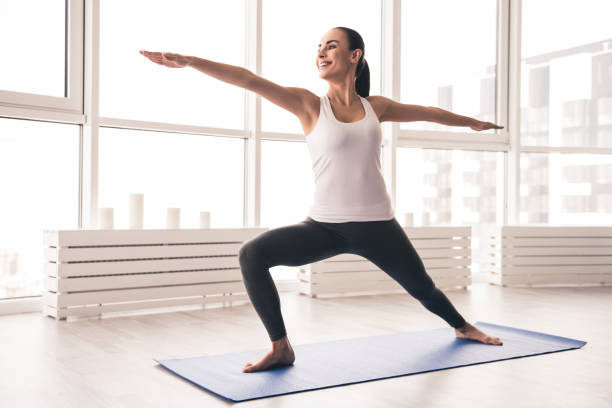 istock Beautiful sports lady 664019420