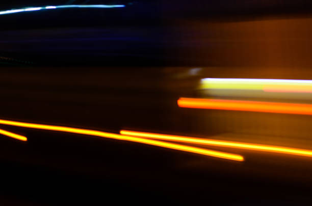 istock Trails of the car lights 664021836