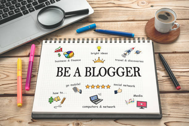 istock Be A blogger Concept In Home Office 664021864