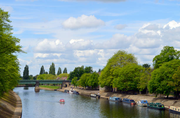 istock Boats on the river Ouse 664022524