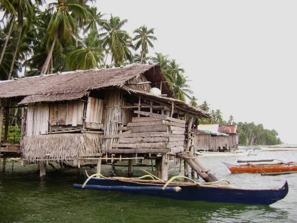 istock House on stilt, Davao Oriental, Philippines 664026282