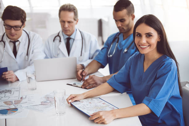 istock Medical doctors at the conference 664028864