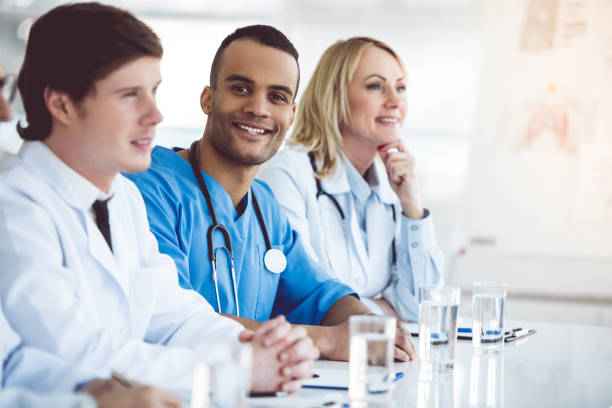 istock Medical doctors at the conference 664029320