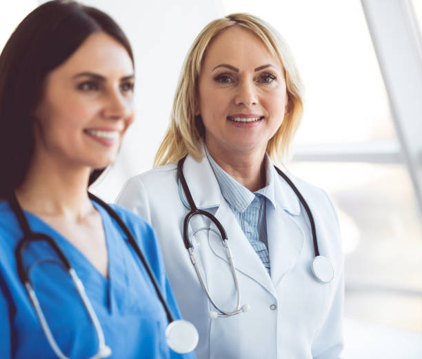 istock Beautiful medical doctors 664030008