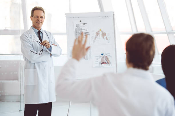 istock Medical doctors at the conference 664033118