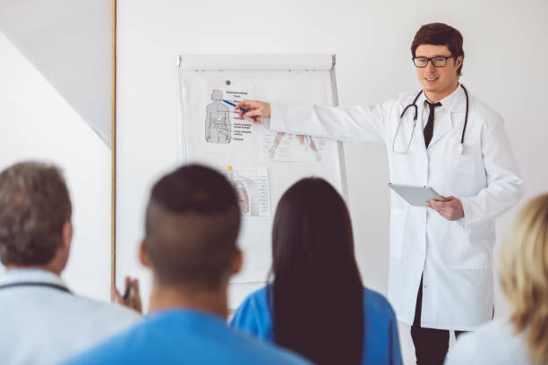 istock Medical doctors at the conference 664033194