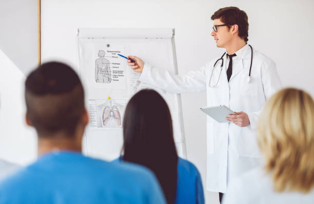 istock Medical doctors at the conference 664033426