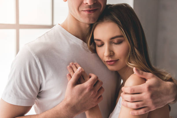 istock Beautiful young couple 664043840