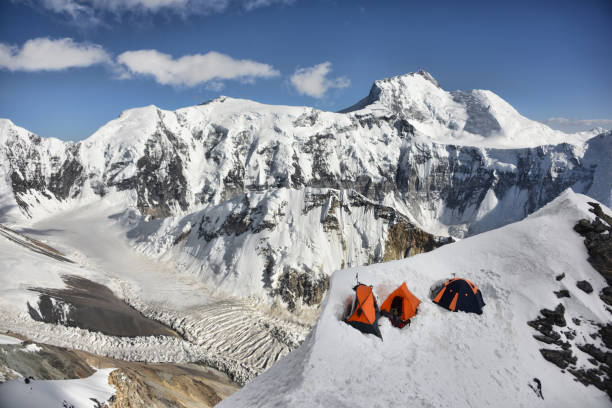 istock Alpine camp in the Pamir mountains 664065240