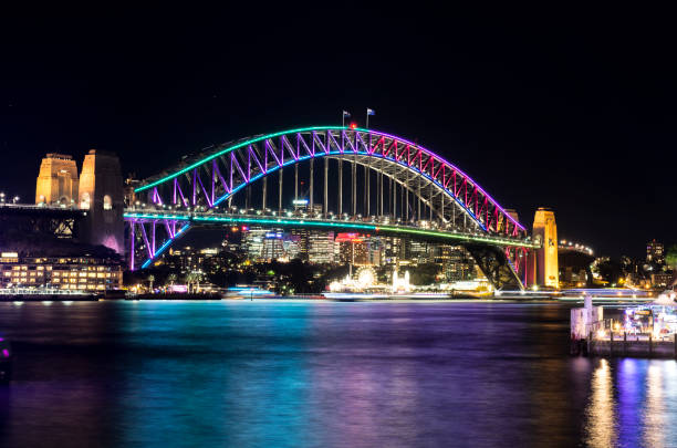 istock Vivid Sydney - Harbour Bridge 664071866