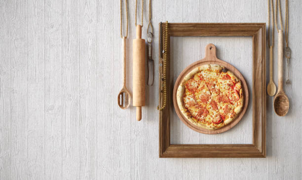 istock Hot pizza slice with melting cheese with frame concept close up photo 664078038