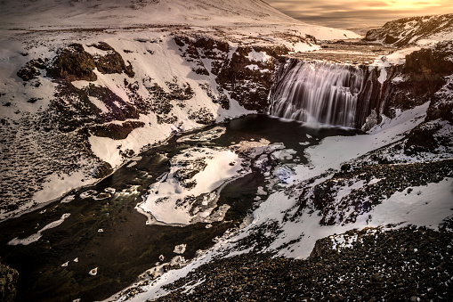 Icelandic amazing scenic view