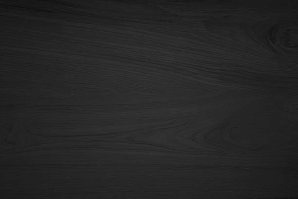 istock Black wood texture background blank for design 664088108