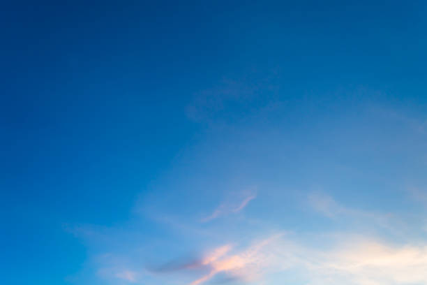 istock Sunset clouds white soft in the vast blue sky 664091272