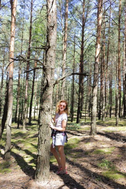 istock Woman in the forest. 664096180