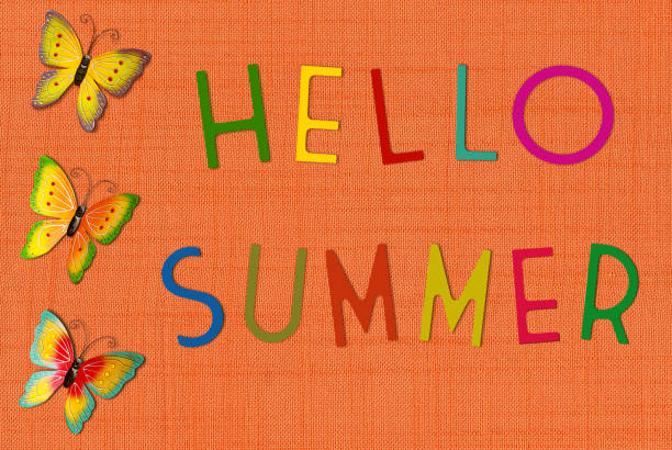 istock Summer poster, flyer or card colorful background 664101374
