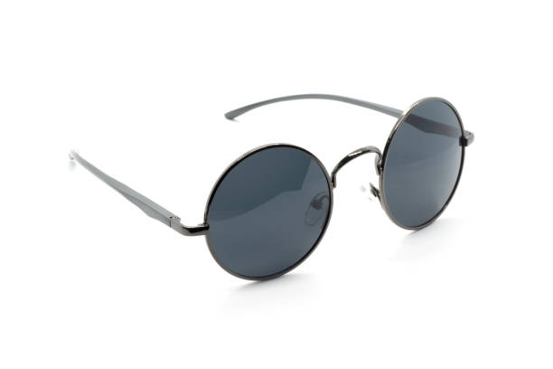 istock Modern fashionable sunglasses isolated on white background, Glasses 664104316