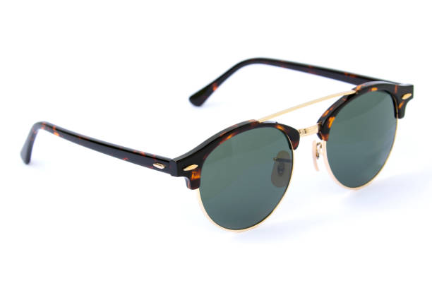 istock Modern fashionable sunglasses isolated on white background, Glasses 664104352