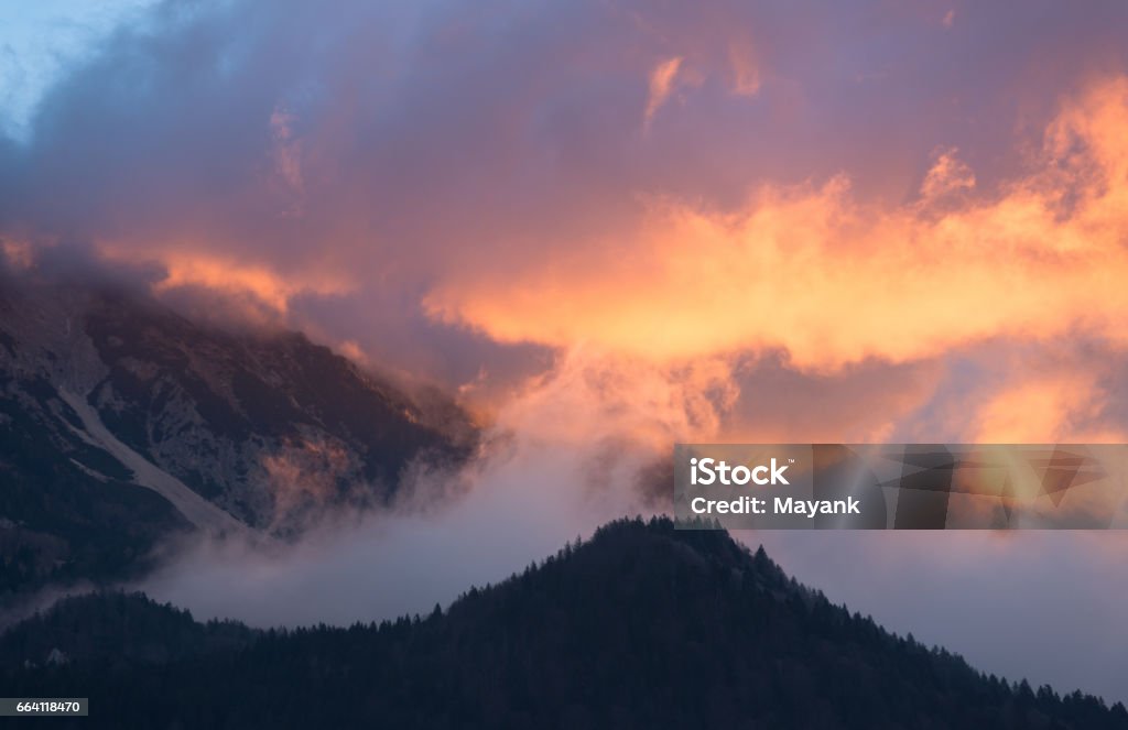 Clouds covering the nature Nature so beautiful and admirable Atmosphere Stock Photo