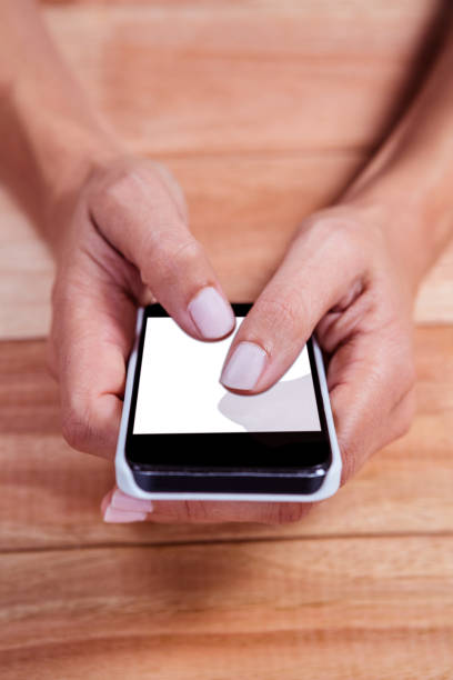 istock Part of hands typing on smartphone 664122098