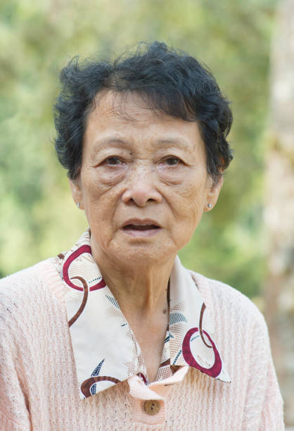 istock Asian elderly woman 664128774