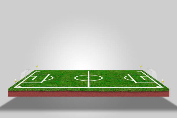 istock football field. soccer 664134722