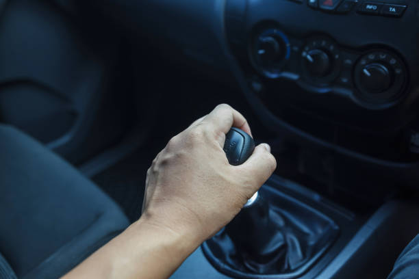 istock Manual gear of a car. 664135486