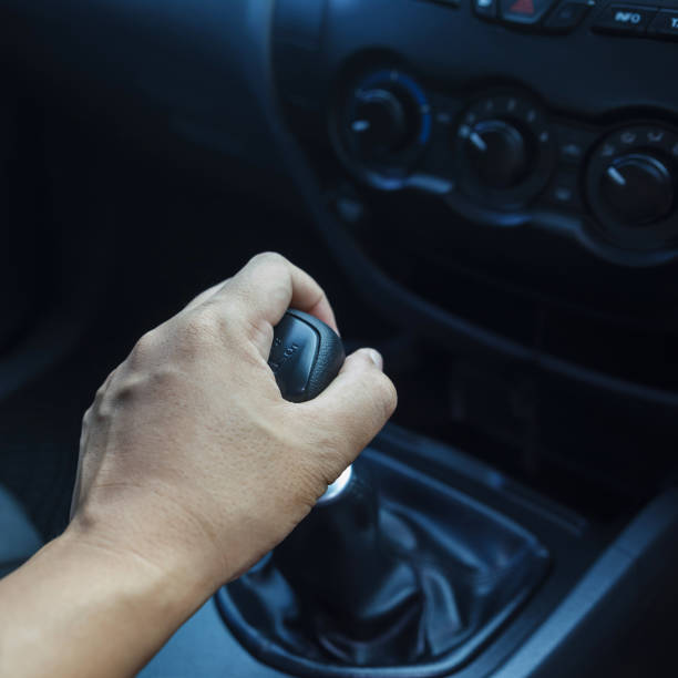 istock Manual gear of a car. 664135506