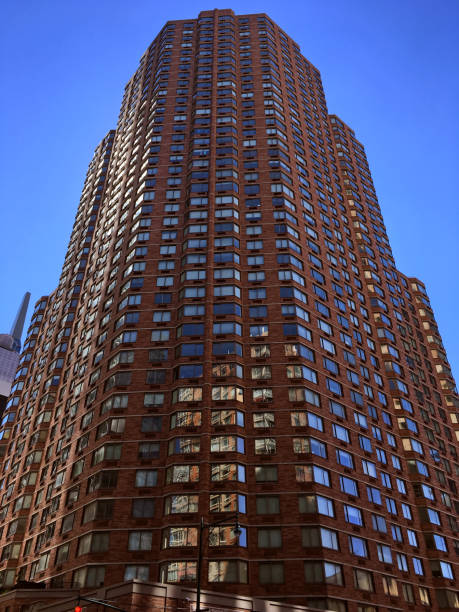 istock Skyscraper and beautiful sky in Manhattan, New York 664166574