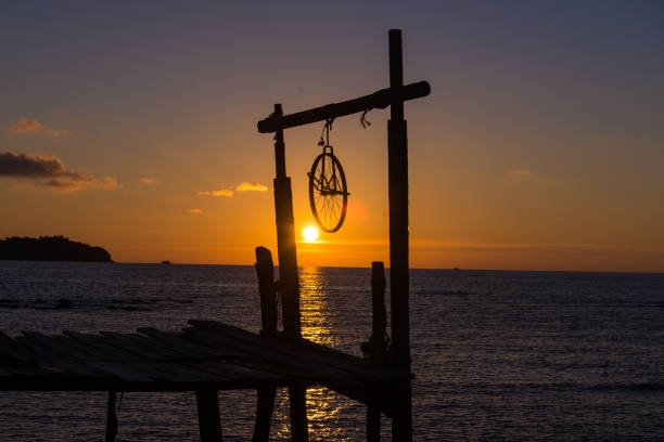 istock The Bridge with sunset at the Koh Chang Thailand 664166784