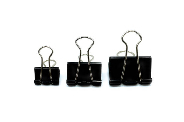 istock paper clips, isolated on a white background 664169576