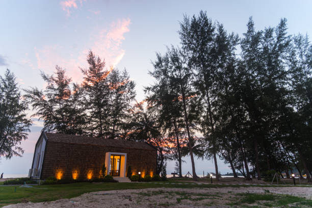 istock cafe on tropical Koh Chang - nature travel background 664171366