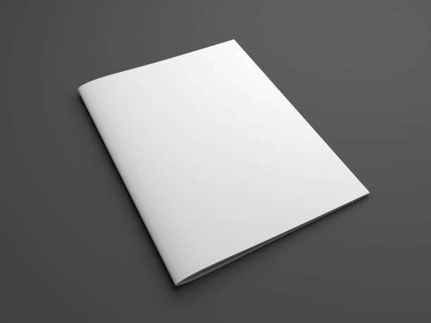 istock Brochure or catalogue cover 3D illustration mock up. 664171444